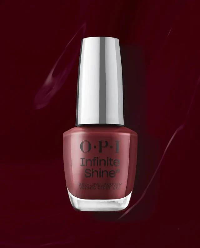 OPI Infinite Shine – Raisin the Bar